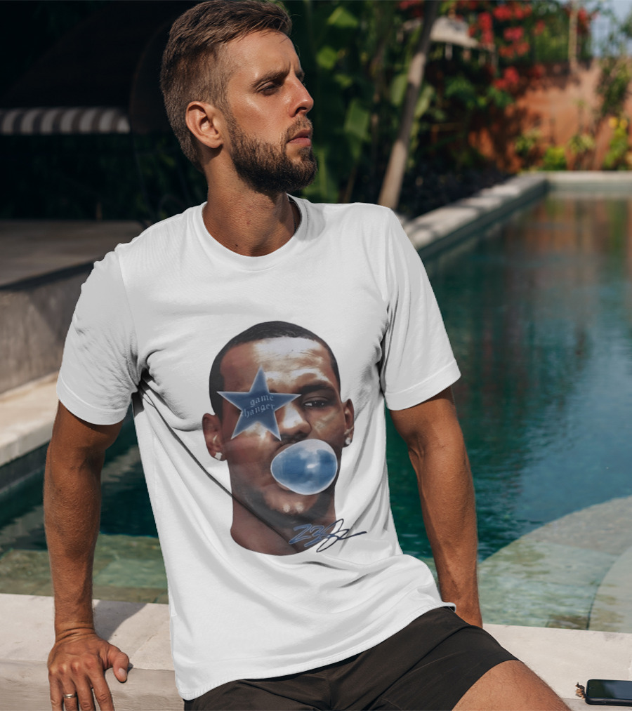 LeBron James Game Changer Star Blue Bubble 23 T-Shirt