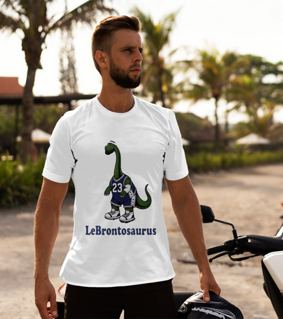 Lebrontosaurus 23 Basketball Dinosaur Philadelphia 76ers Lebron James T-Shirt