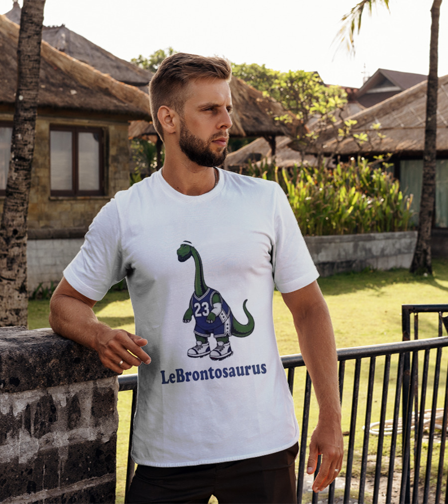 Lebrontosaurus 23 Basketball Dinosaur Philadelphia 76ers Lebron James T-Shirt