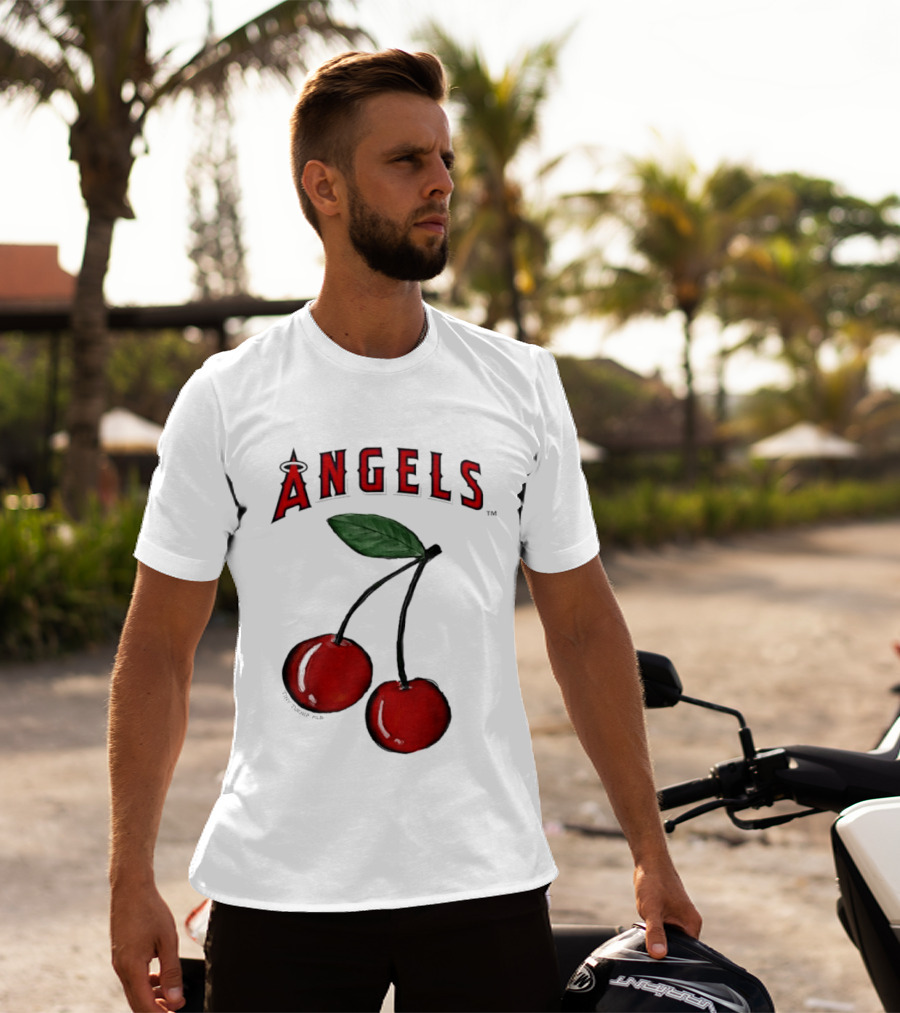 Los Angeles Angels Tiny Turnip MLB Cherries T-Shirt