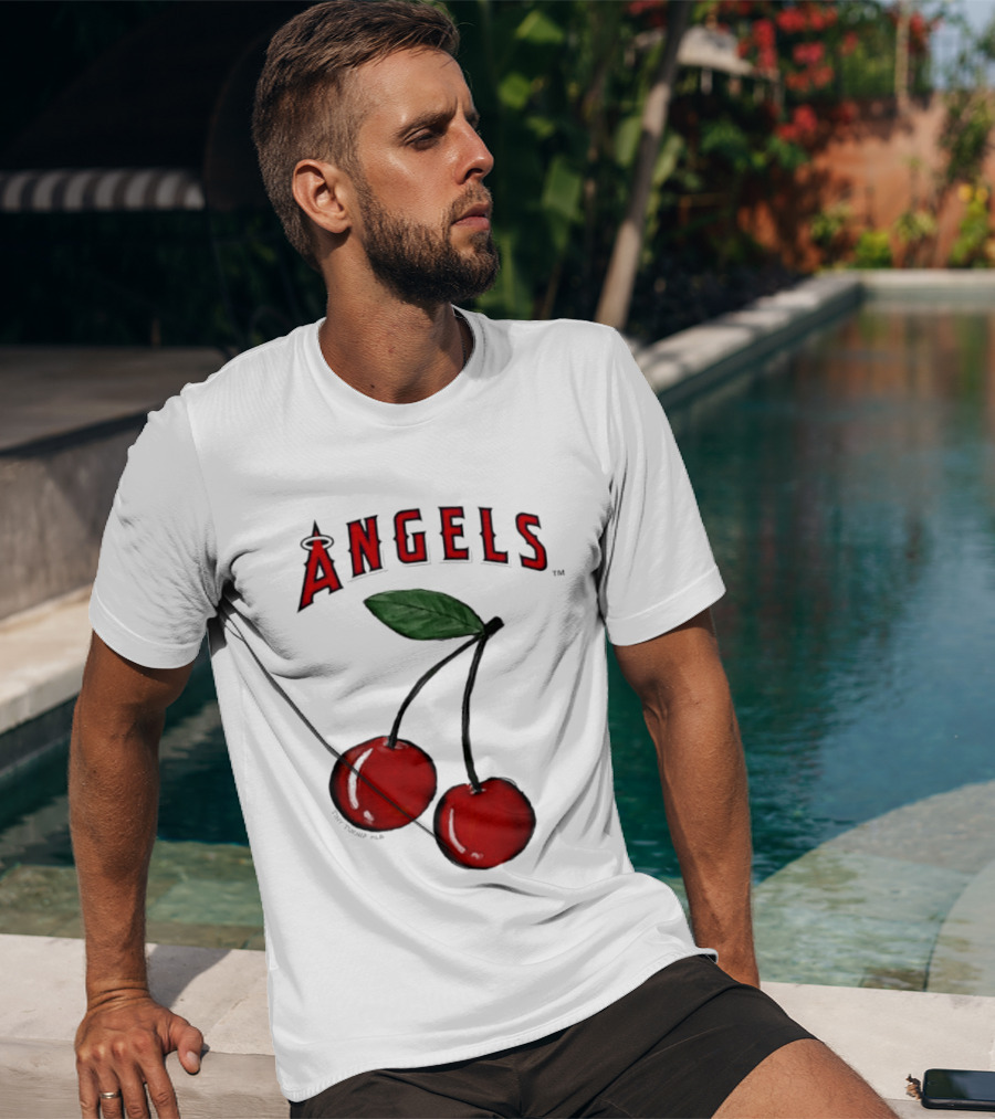 Los Angeles Angels Tiny Turnip MLB Cherries T-Shirt