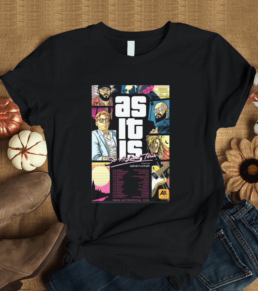 As It Is So Alive Tour UK Ireland 2026 Featuring Greywind T-Shirt