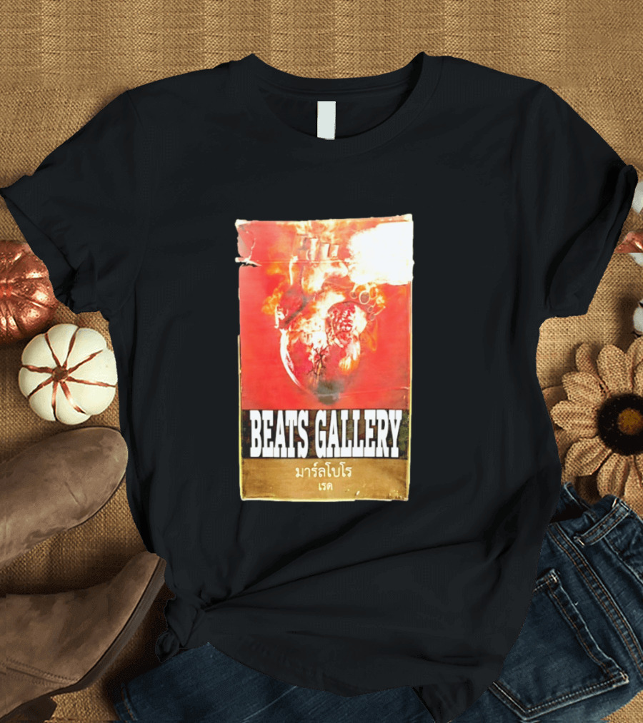 BEATS GALLERY Marlboro Red Anatomical Heart T-Shirt