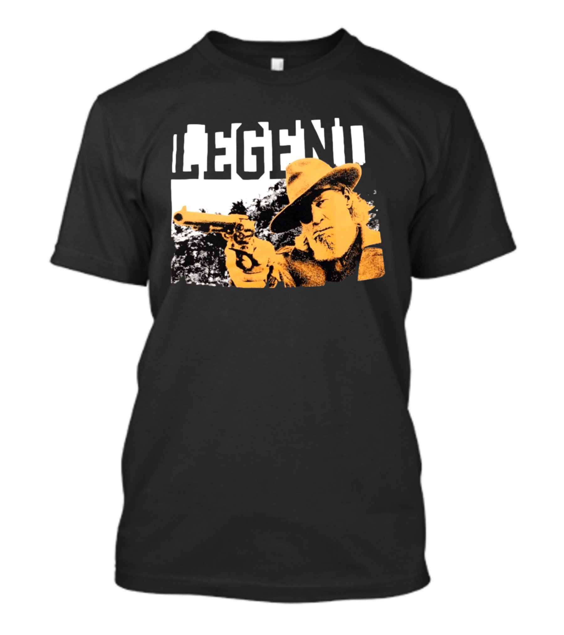Legend Clint Eastwood Pointing Revolver T-Shirt