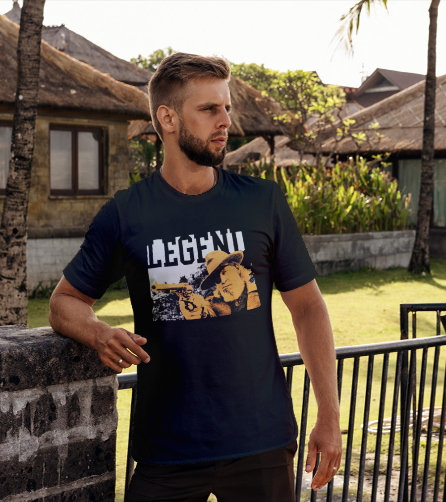 Legend Clint Eastwood Pointing Revolver T-Shirt