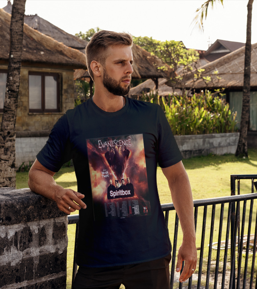 Evanescence US Tour 2026 Featuring Nova Twins And Spiritbox T-Shirt