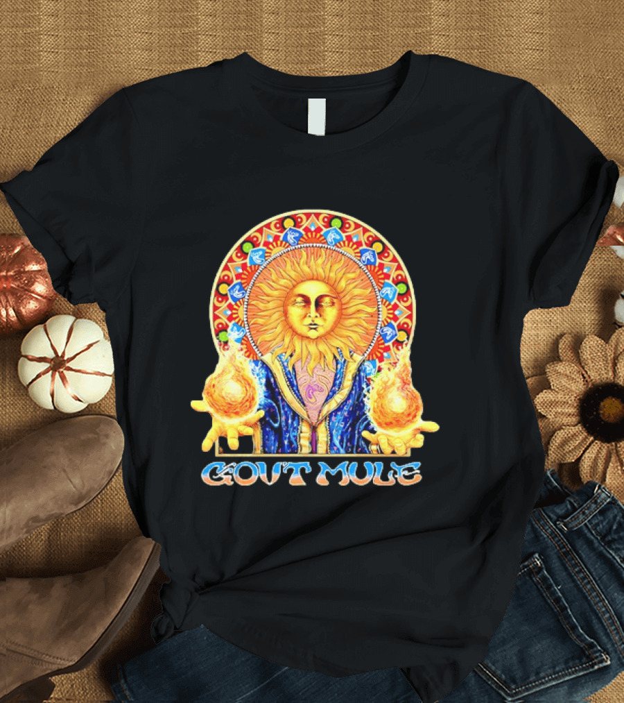 Gov't Mule Psychedelic Sunburst Summer Tour 2026 T-Shirt