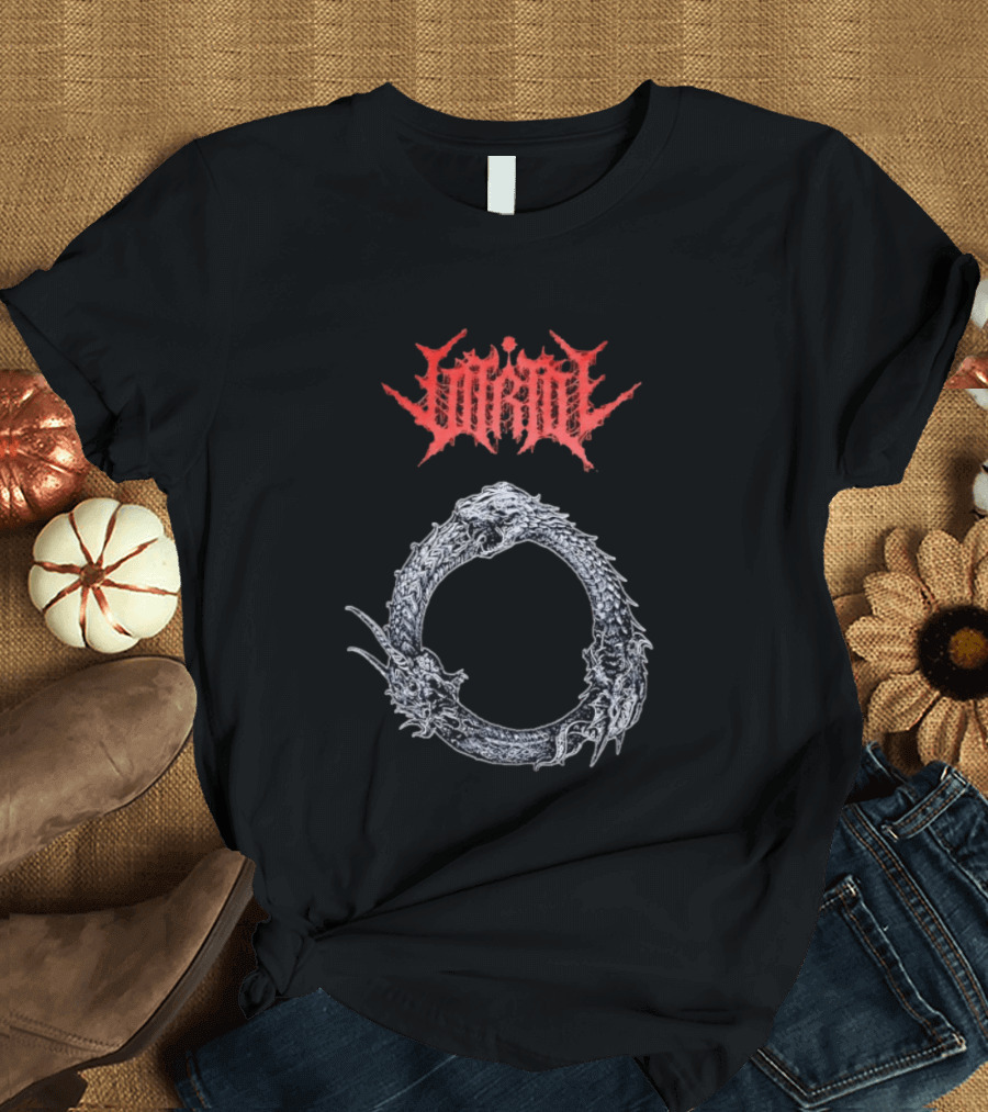 Jormungandr Ouroboros Serpent Circle With Lorna Shore T-Shirt