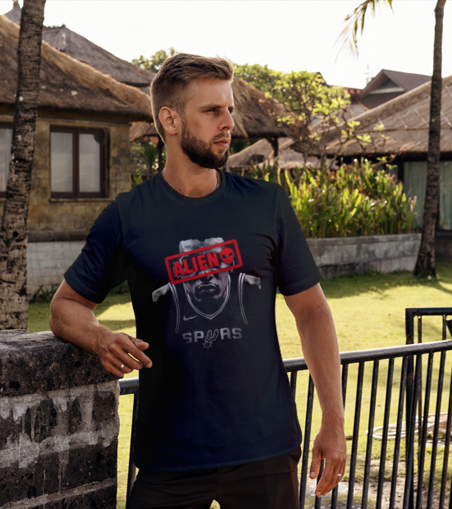 Victor Wembanyama Spurs ALIEN Basketball Nike T-Shirt