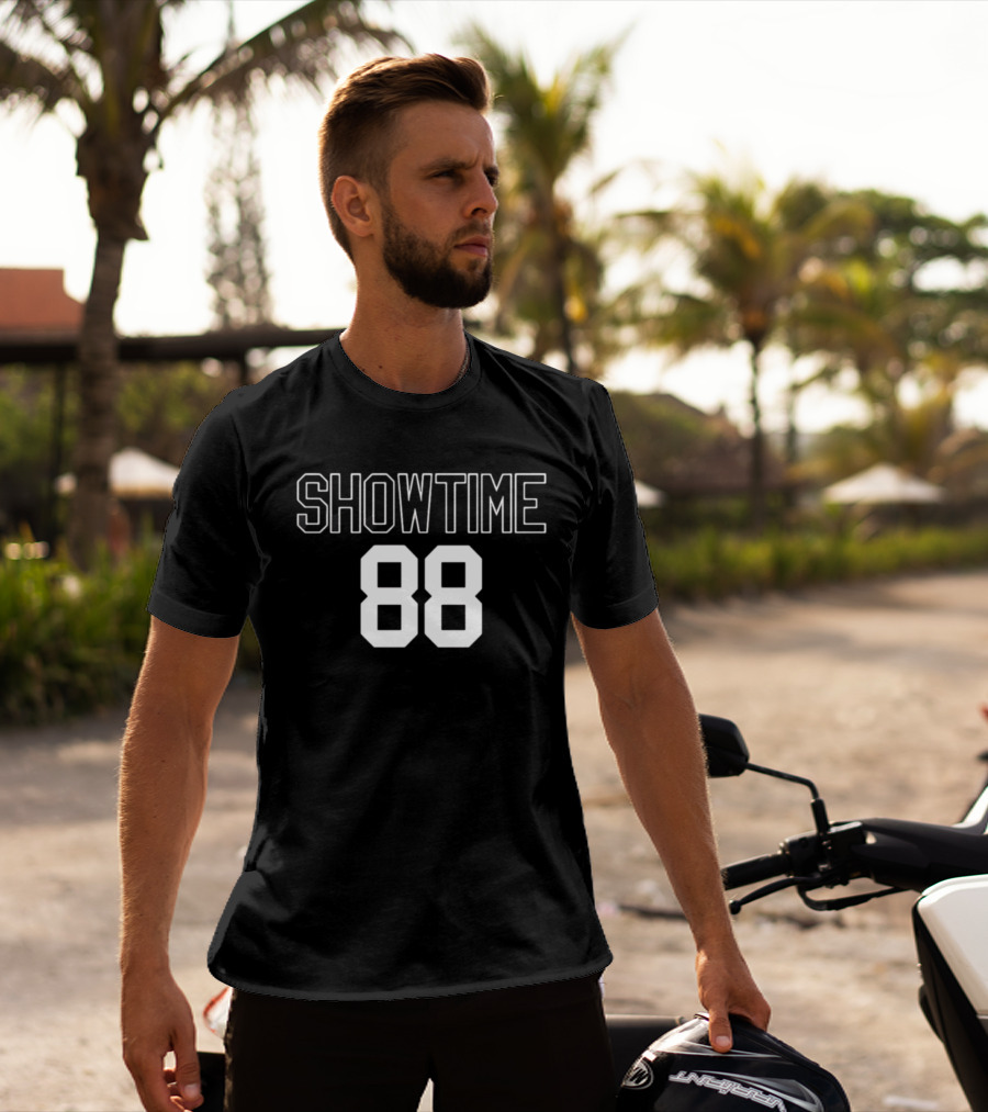 Showtime 88 Jersey Sports Retro Fashion Basketball T-Shirt