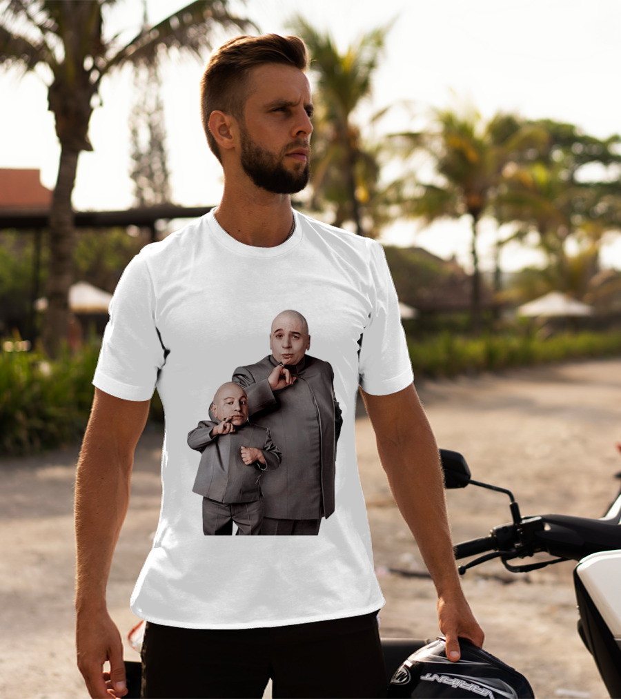 Dr Evil And Mini Me Iconic Duo Mike Myers Verne Troyer T-Shirt