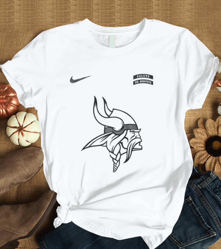 Nike Minnesota Vikings Salute To Service Camouflage NFL T-Shirt