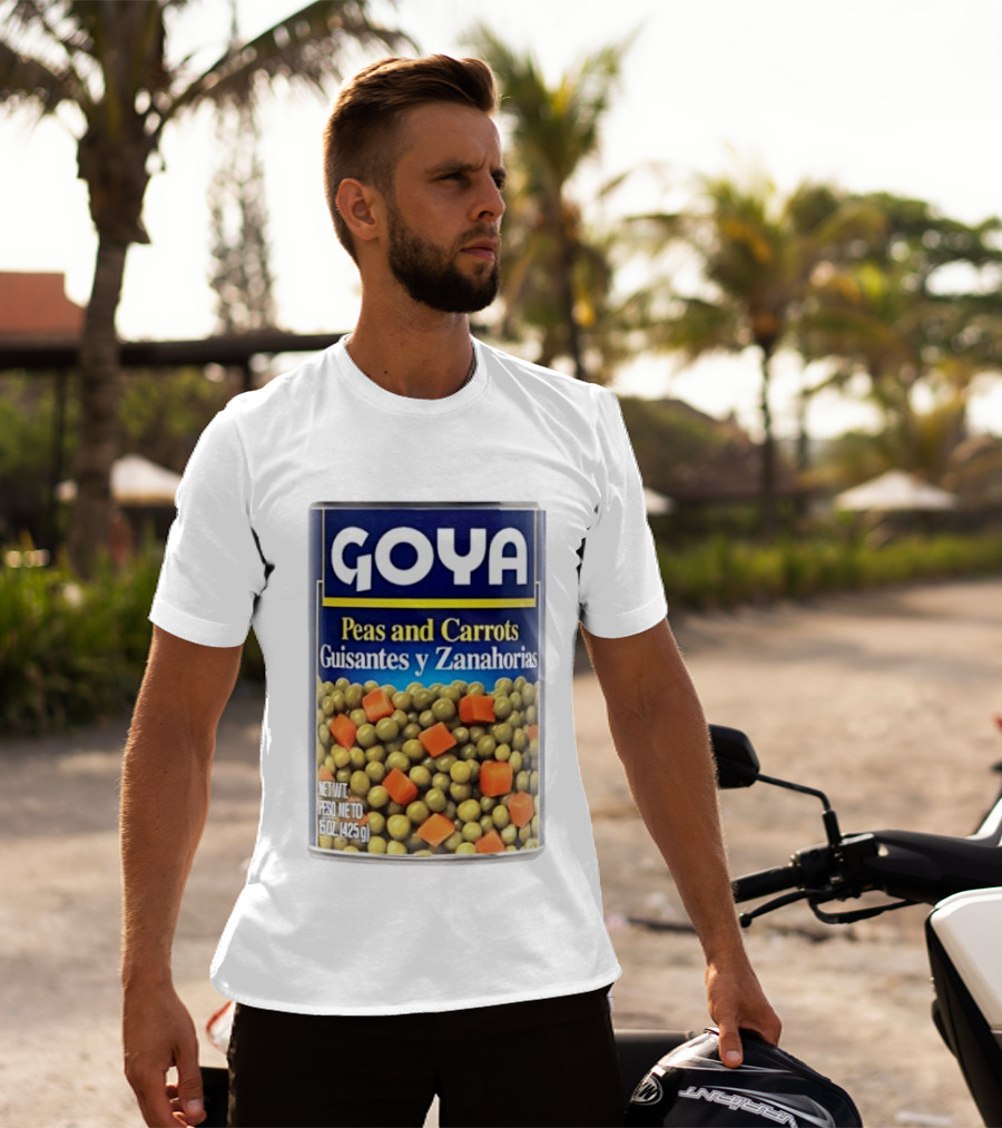 Goya Peas And Carrots Guisantes Y Zanahorias 15 Oz 425 G Canned Vegetable Mix T-Shirt