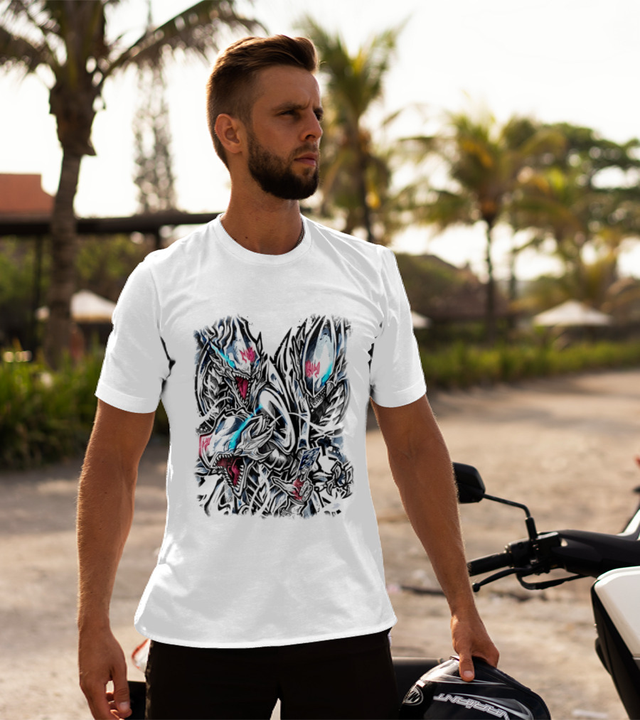 Blue Eyes White Dragon Yu Gi Oh Card Seto Kaiba Spirit Beast Tamer T-Shirt