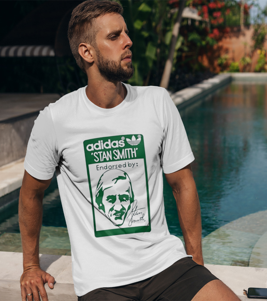 Adidas Stan Smith Endorsed Logo Green T-Shirt