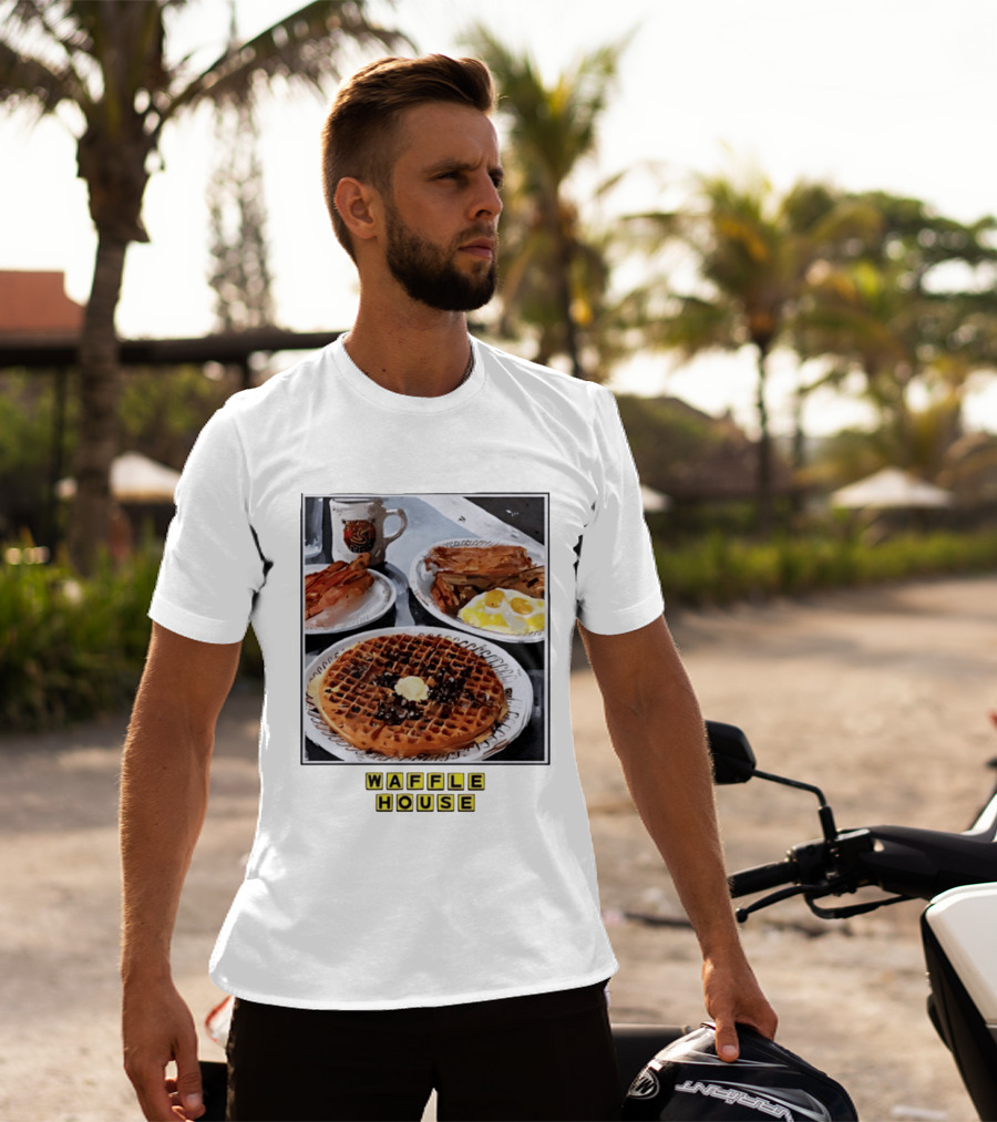 Onward Reserve Waffle House Breakfast Waffle Eggs Bacon T-Shirt