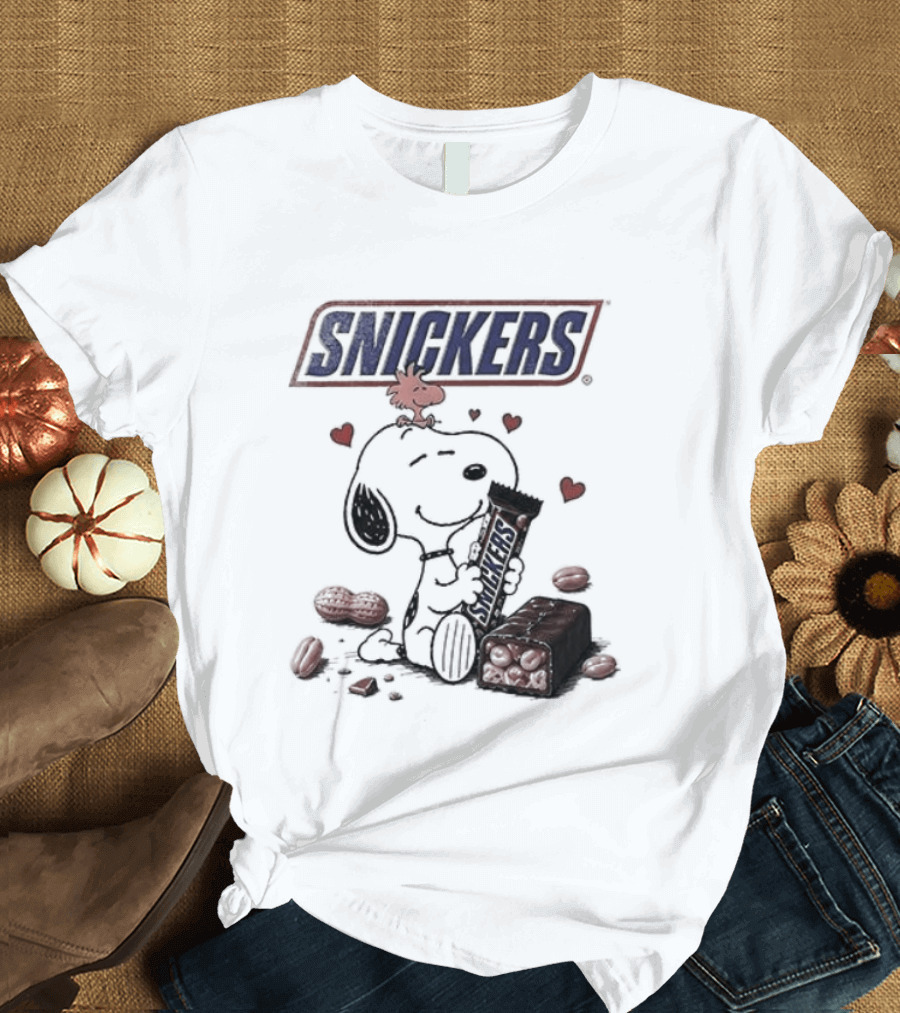 Peanuts Snoopy Woodstock Snickers You're Not You When Hungry T-Shirt