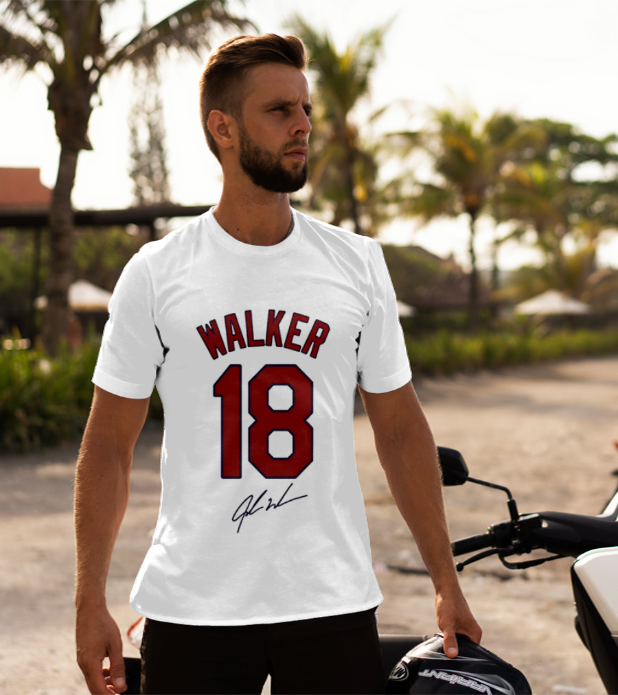 Walker 18 St Louis Cardinals Signature T-Shirt