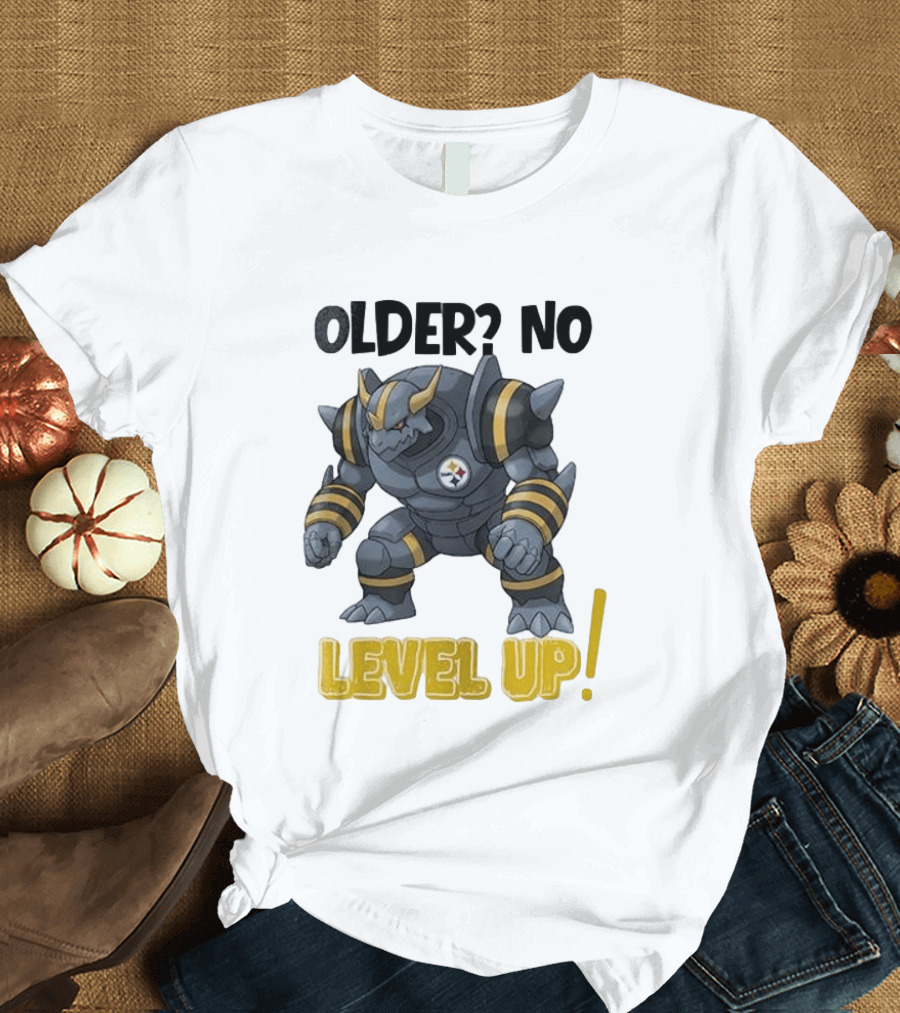 Pittsburgh Steelers X Pokémon 30th Anniversary Older No Level Up T-Shirt