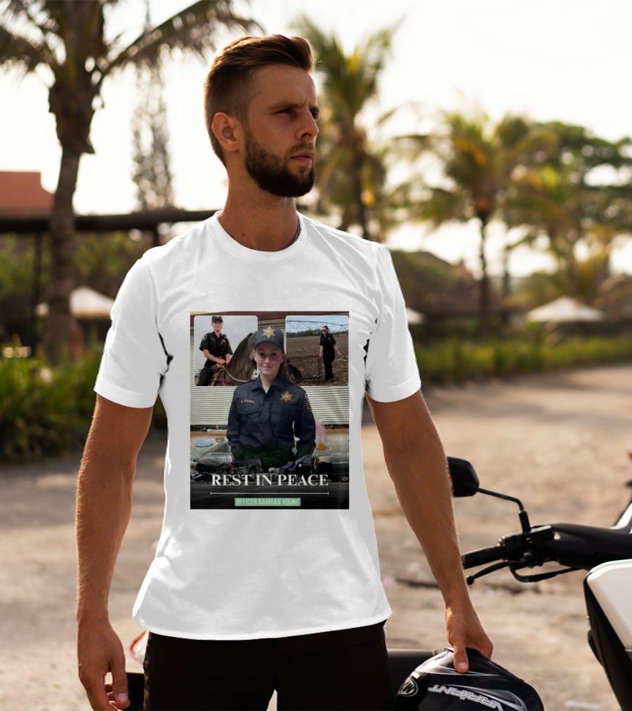 Rest In Peace Officer D. Young Memorial T-Shirt