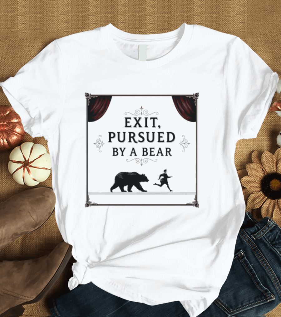 William Shakespeare The Winters Tale Exit Pursued By A Bear T-Shirt