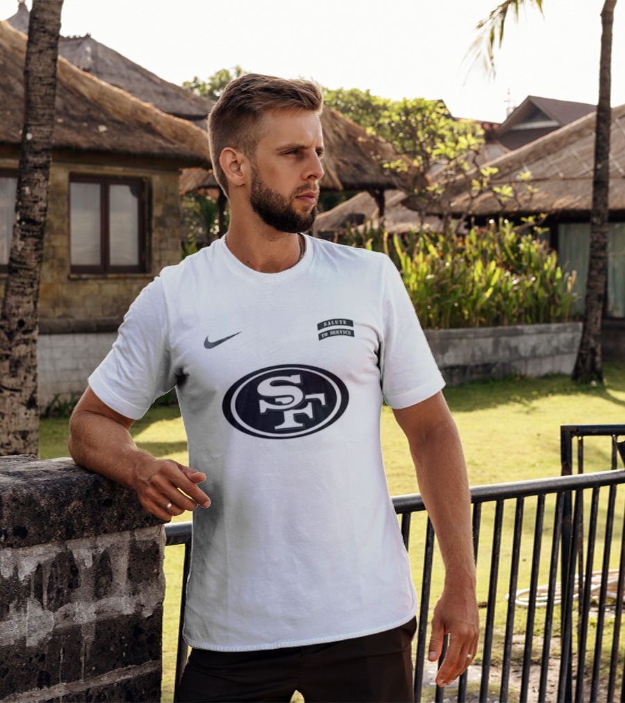 Nike San Francisco 49ers Salute To Service SF T-Shirt