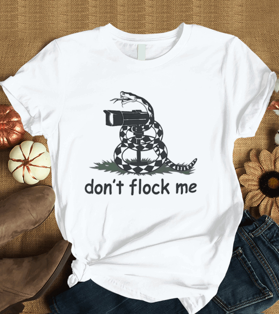 Snake Don't Flock Me Don't Tread On Me 2026 Coiled Gun T-Shirt