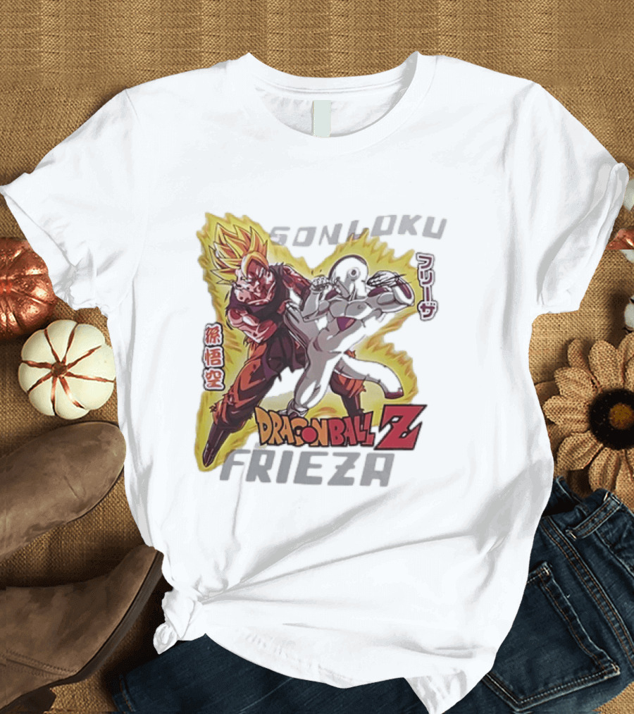 Son Goku Frieza Dragon Ball Z Anime Showdown T-Shirt