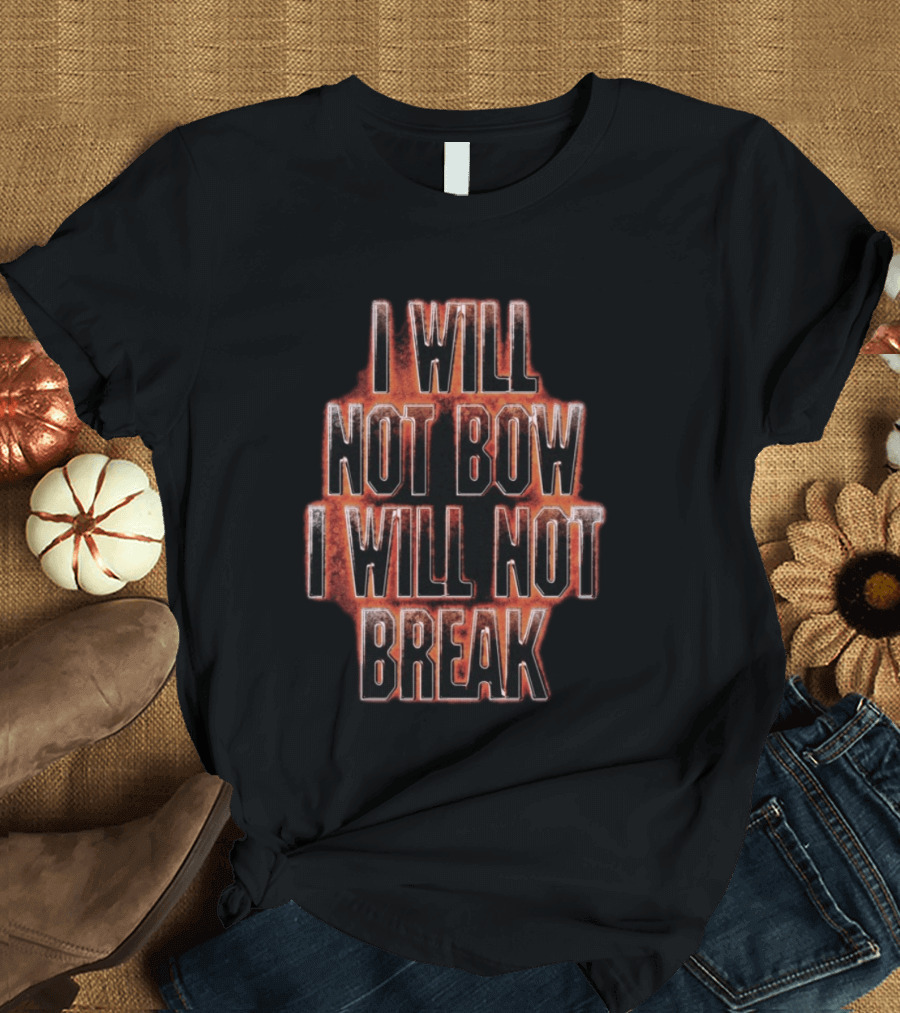 Breaking Benjamin Merchandise I Will Not Bow I Will Not Break T-Shirt