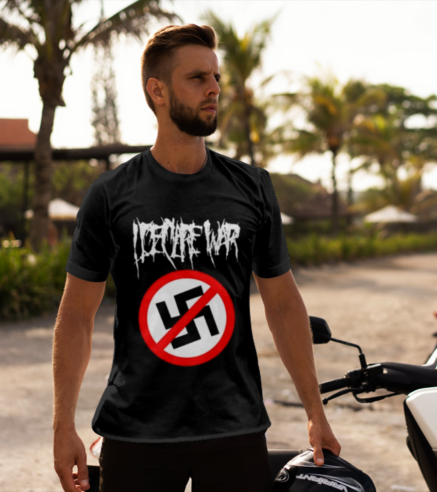 I Declare War Anti Nazi Symbol Graphic Merchnow Collection T-Shirt