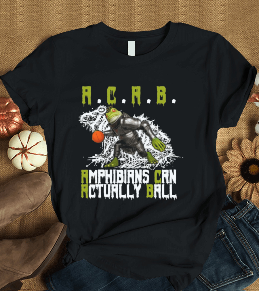 Firehouse 666 Store Acab Amphibians Can Actually Ball Frog Mallet T-Shirt