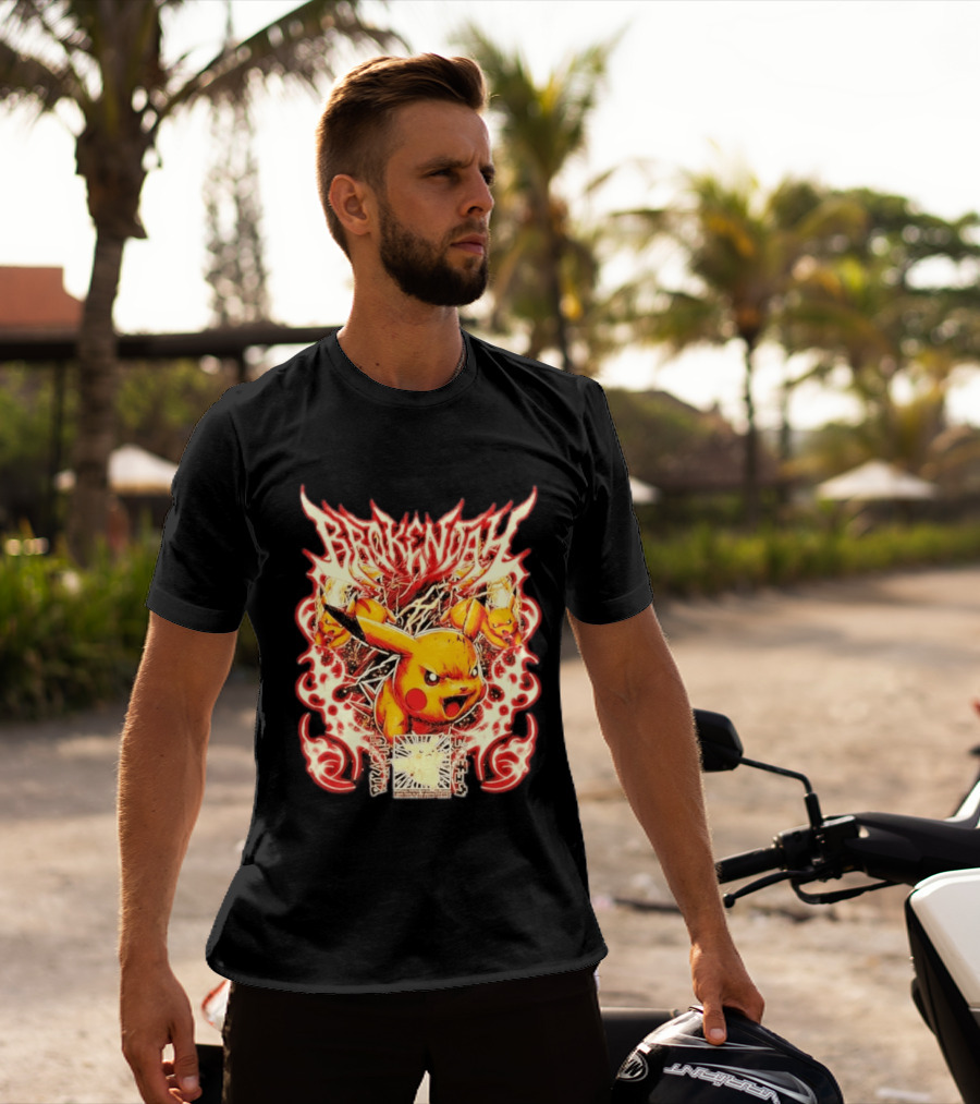 Brokendah High Voltage Pikachu Pokémon Electric Burst T-Shirt