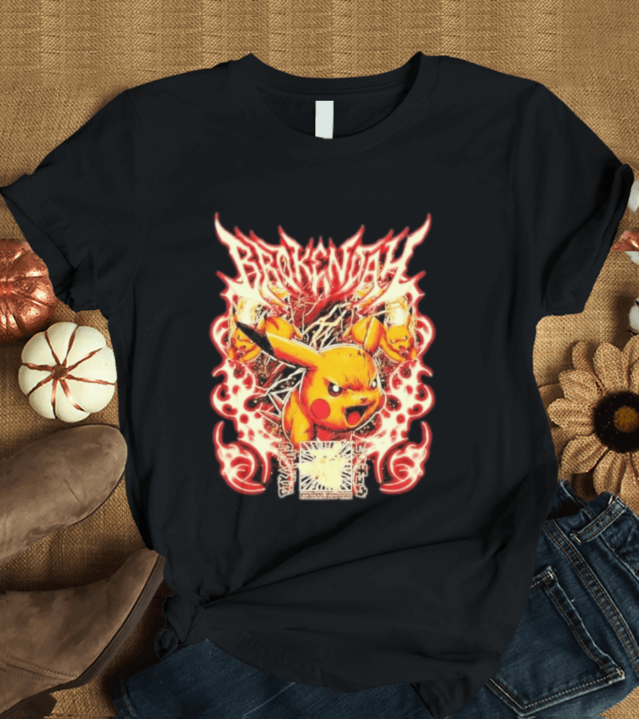 Brokendah High Voltage Pikachu Pokémon Electric Burst T-Shirt