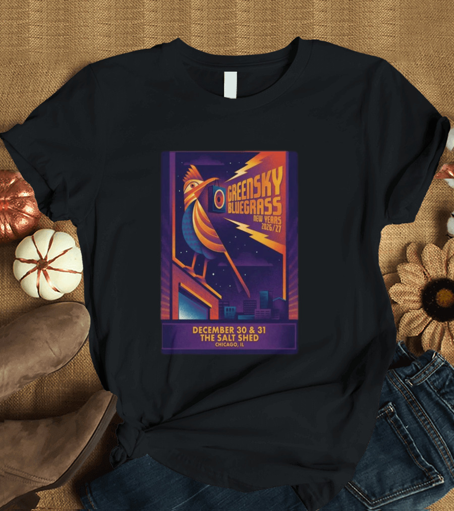 GreenSky Bluegrass New Years 2026/27 December 30 & 31 The Salt Shed Chicago IL T-Shirt