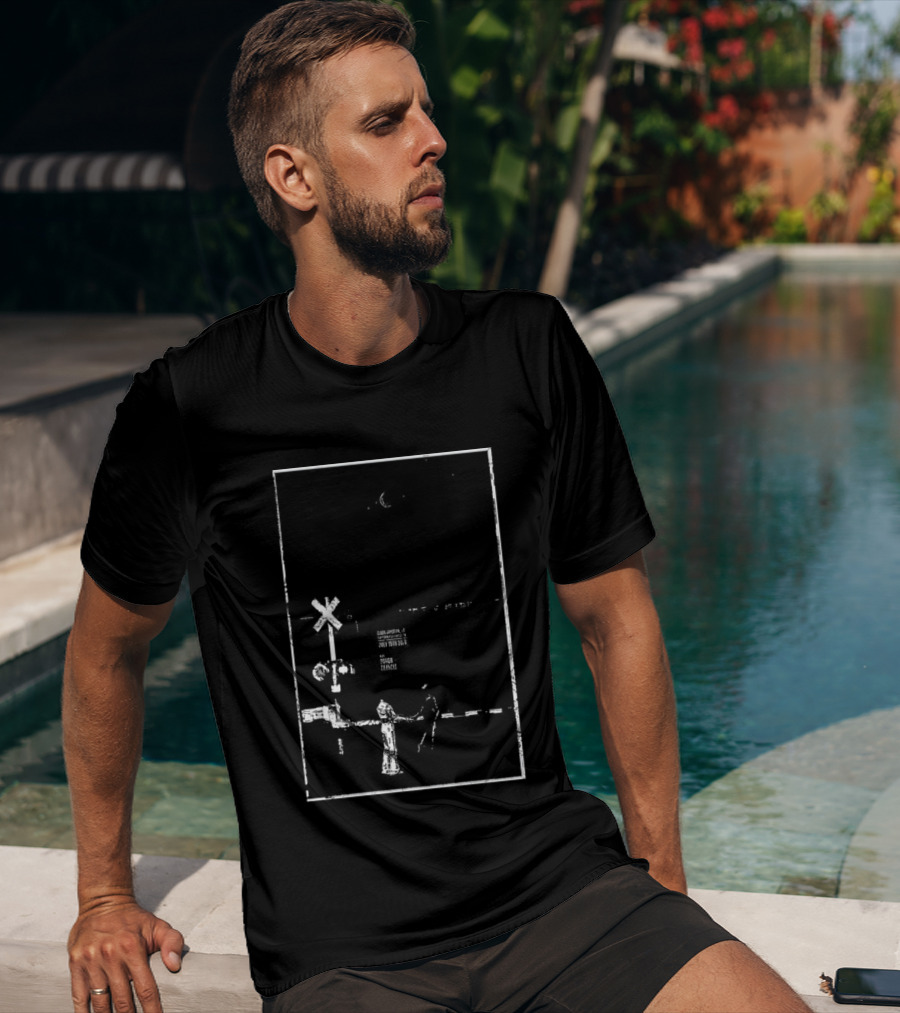 Jack White Essex Junction VT July 15 2026 Railroad Crossing Scene T-Shirt