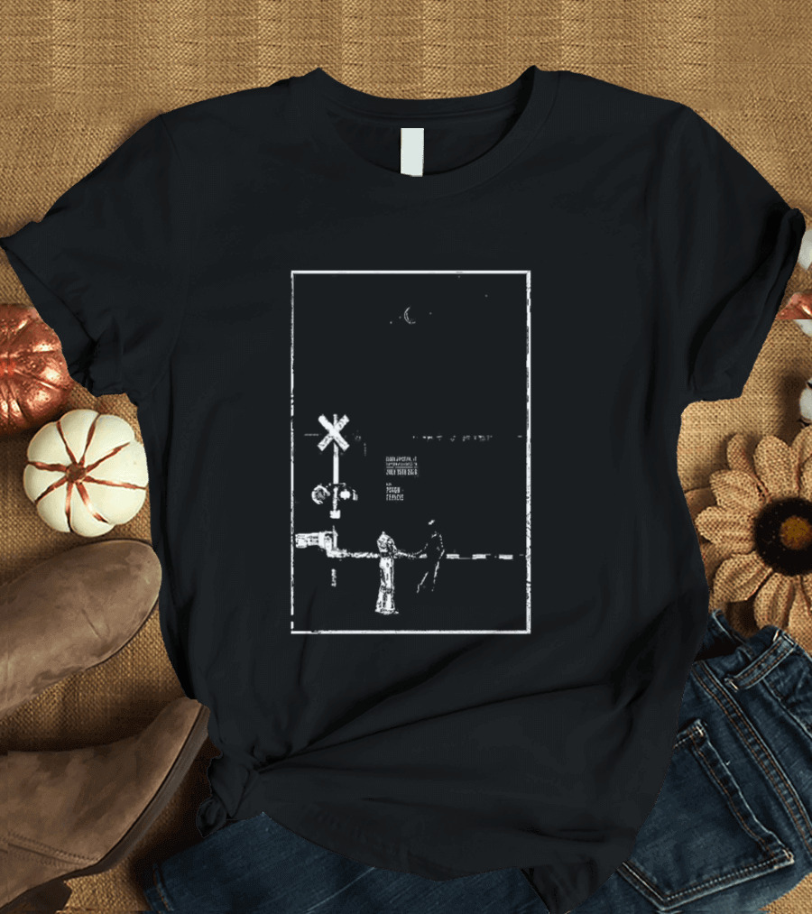 Jack White Essex Junction VT July 15 2026 Railroad Crossing Scene T-Shirt