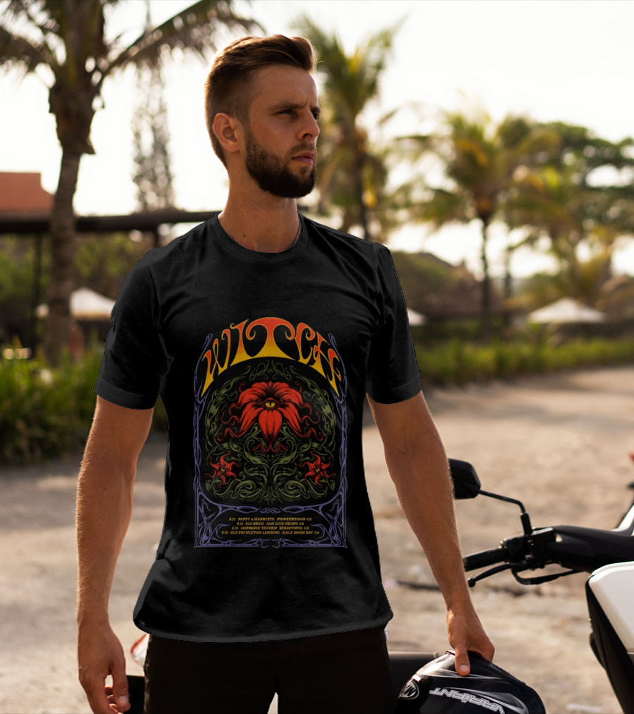 Witch California 2026 Tour Pioneertown San Luis Obispo Sebastopol Half Moon Bay T-Shirt