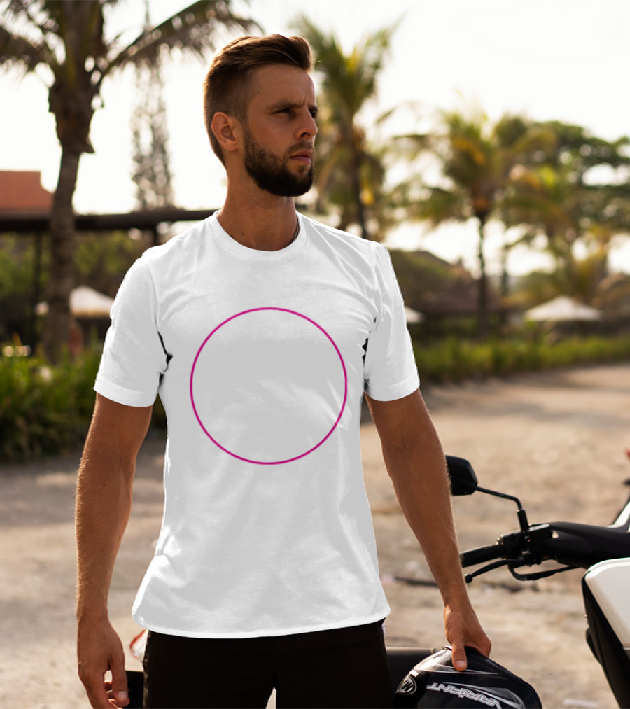 Steve Lacy Store Vibrant Pink Circle T-Shirt