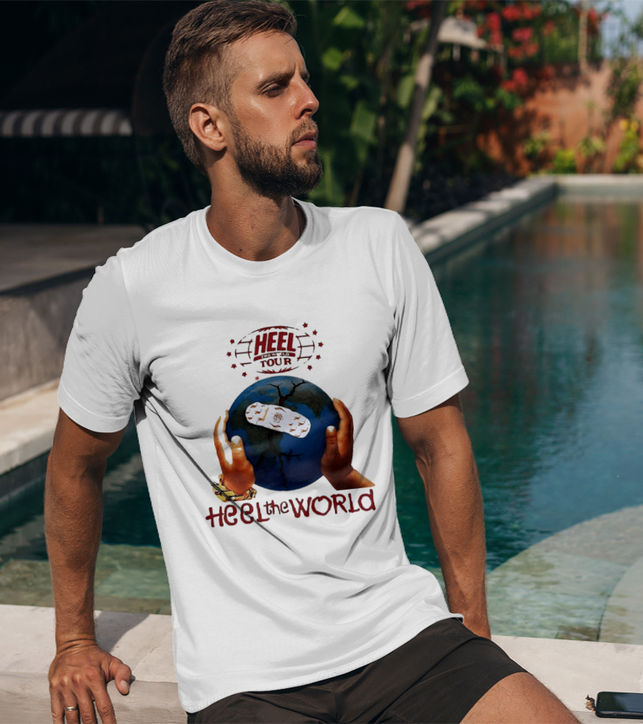 Westside Gunn Heel The World Tour Griselda Bandaged Earth And Hands T-Shirt