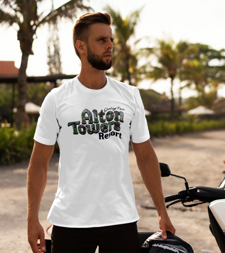 Greetings From Alton Towers Resort Theme Park Adventure T-Shirt