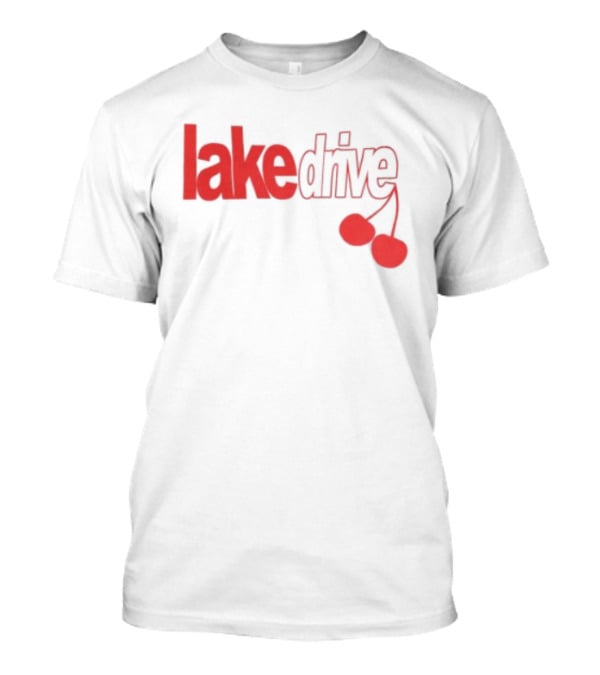 Lake Drive Cherry Ringer Retro Style Vibes T-Shirt