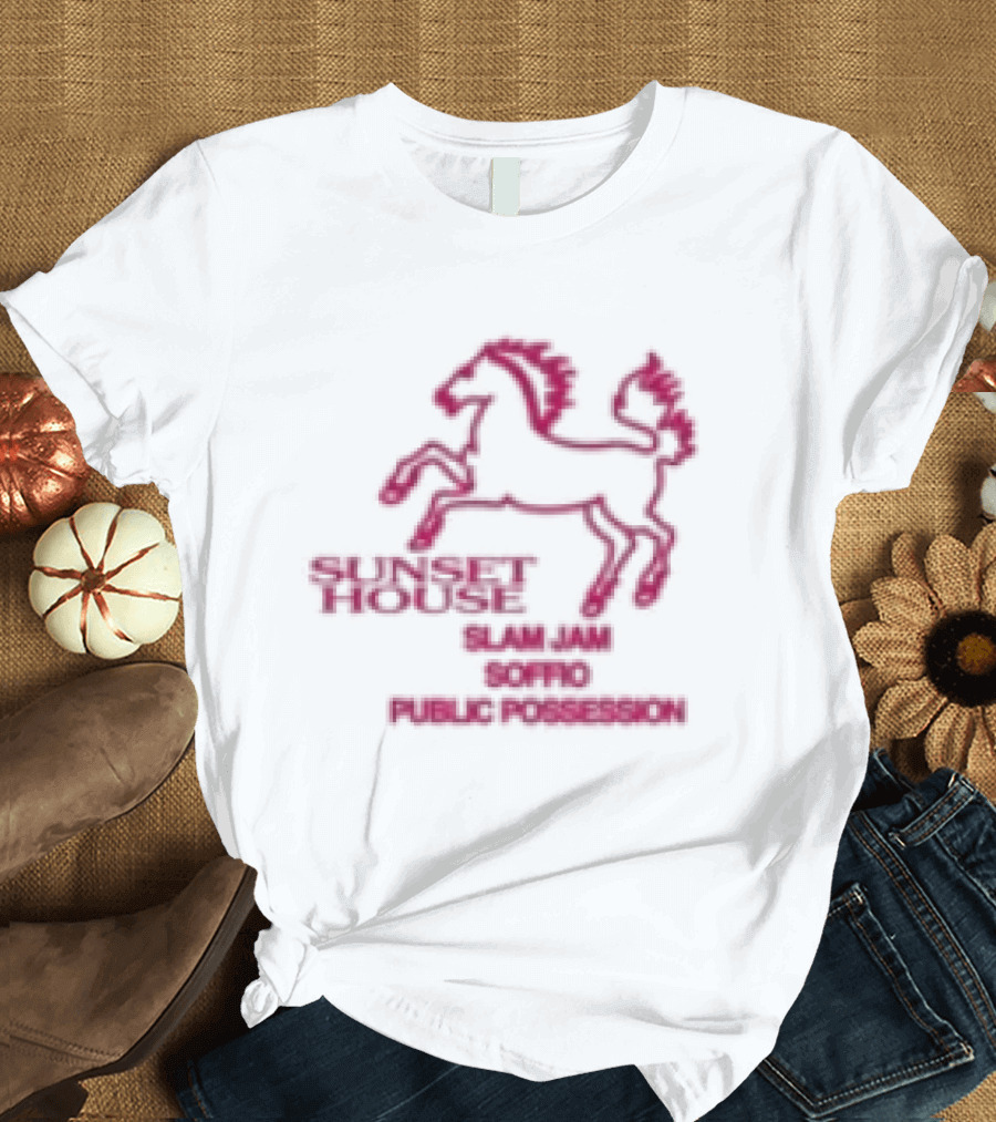 Public Possession Store Slam Jam Soffio Sunset House T-Shirt