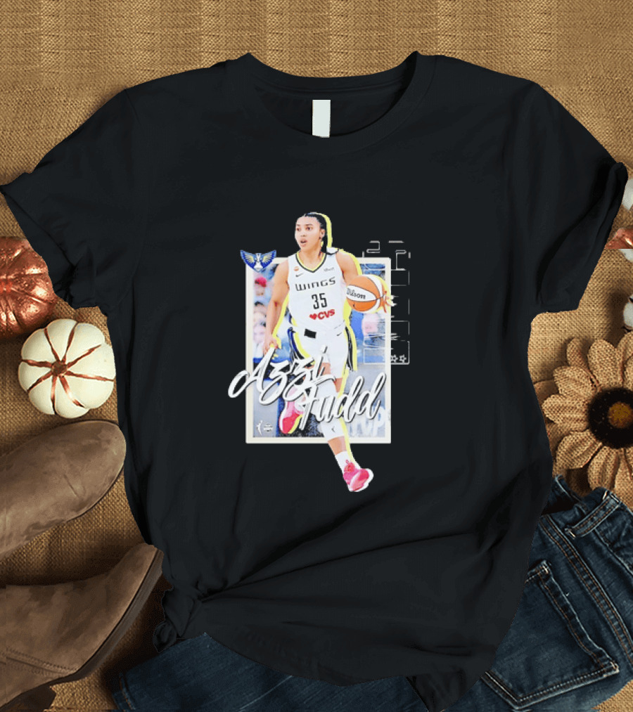 Azzi Fudd Dallas Wings 35 Basketball WNBA Slam Magazine Cover Sports Fashion T-Shirt