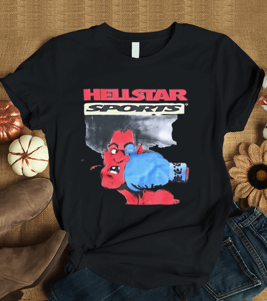 Hellstar Sports Boxing Comic Urban Streetwear T-Shirt