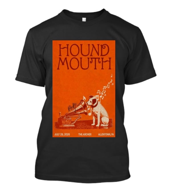 Houndmouth Allentown Pennsylvania Concert July 29 2026 The Archer T-Shirt