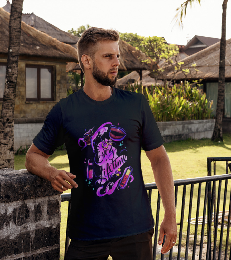 In Every Lifetime Hustle Lip Glo Airbrush T-Shirt