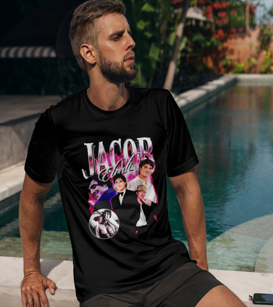 Jacob Elordi Collage Joker Suit Hat Aesthetic T-Shirt