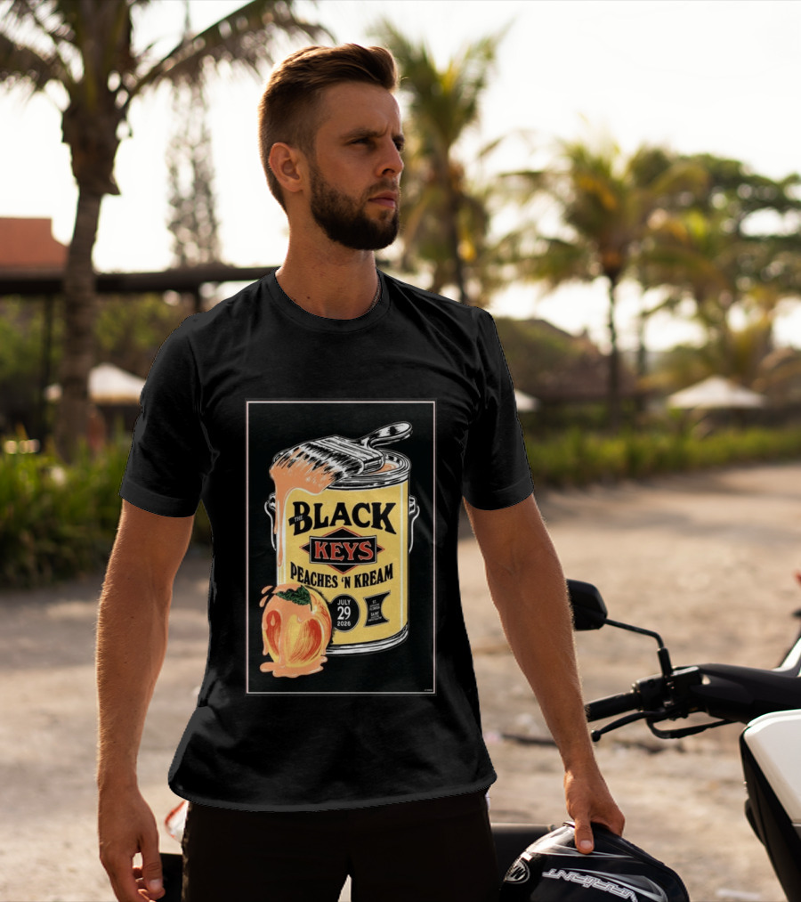 The Black Keys Peaches 'N Kream July 29 2026 St. Augustine Florida T-Shirt