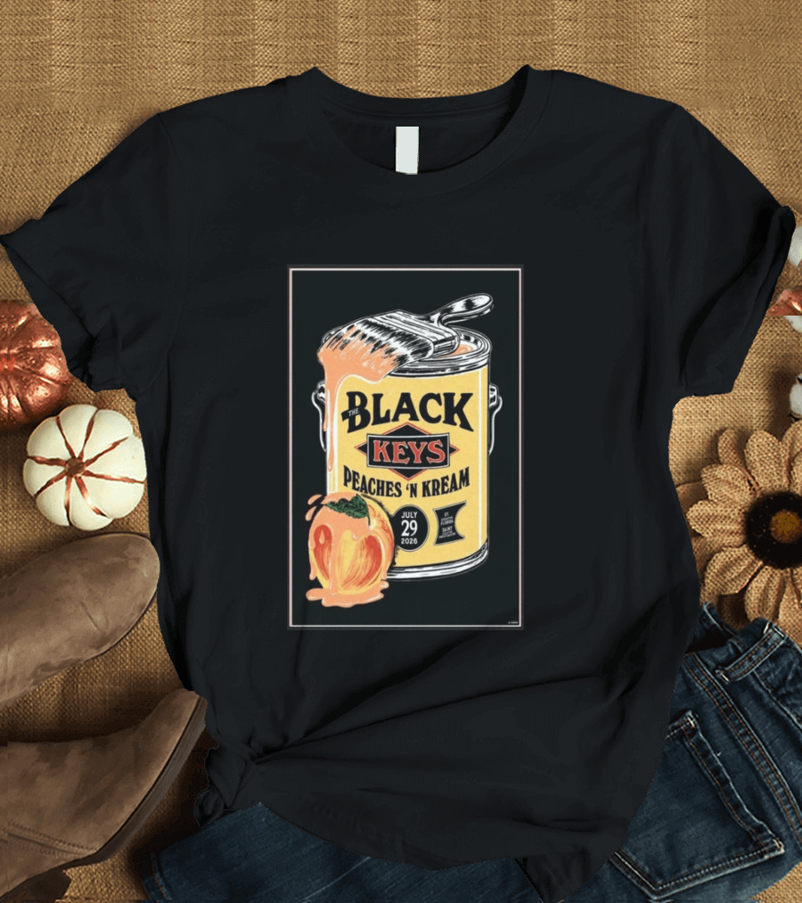 The Black Keys Peaches 'N Kream July 29 2026 St. Augustine Florida T-Shirt