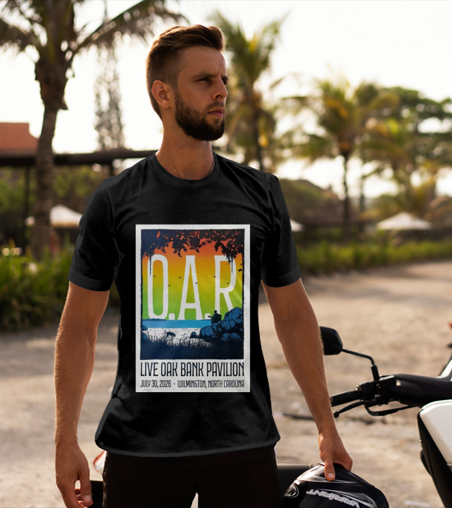 O.A.R. Live Oak Bank Pavilion July 30 2026 Wilmington North Carolina T-Shirt